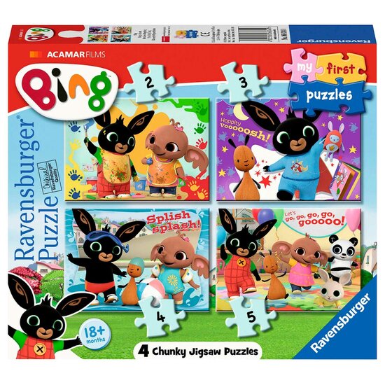 Mijn Eerste Puzzels - Bing, 4in1