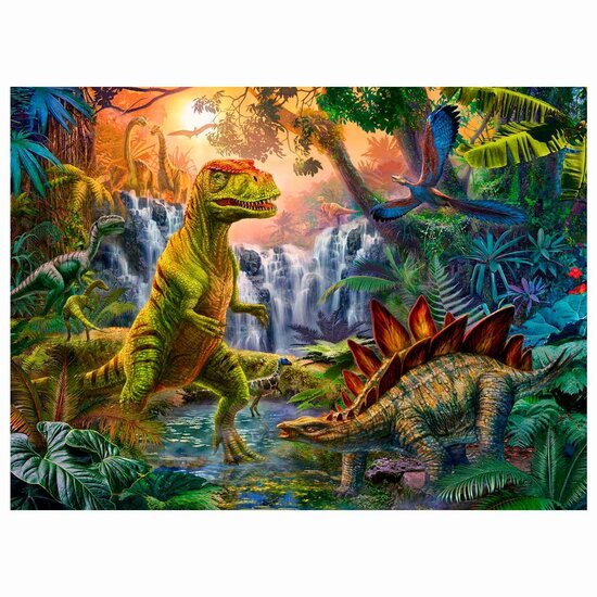 Oase van Dinosaurussen Puzzel, 100st. XXL