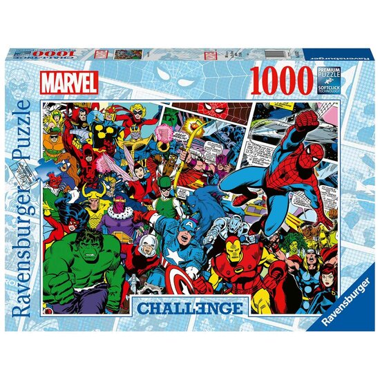Ravensburger Challenge Puzzel Marvel Superhelden, 1000st.