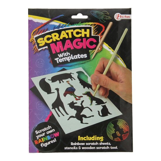 Scratch Set Regenboog Figuren