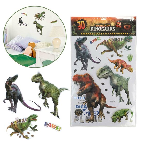 Muurdeco Stickers Dinosaurus