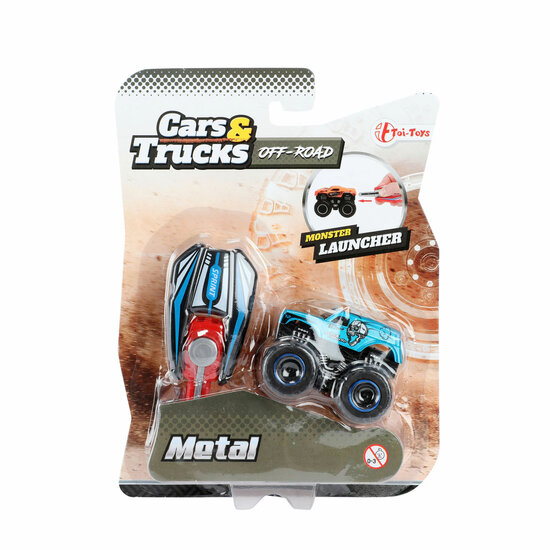 Cars &amp; Trucks Afschiet Mini Monster Truck