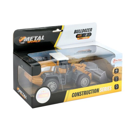 METAL Bouwvoertuig -wiellader 1:55