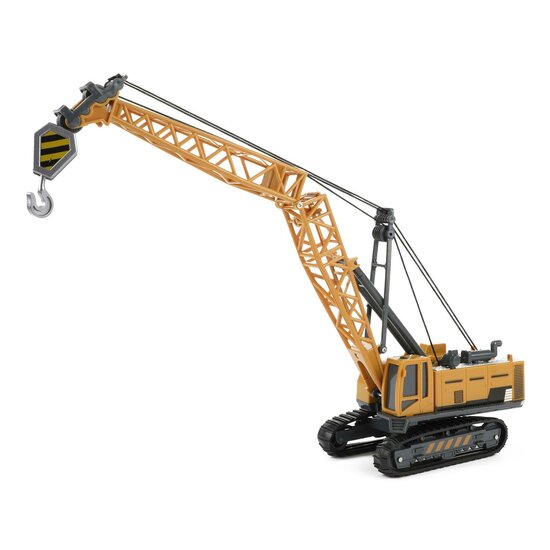 MetalWorld Bouwvoertuig -kraanwagen mt rupsbanden - 1:55