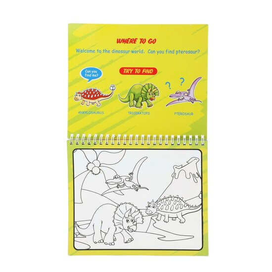 Creativity Kleuren met Water Dino met Stift