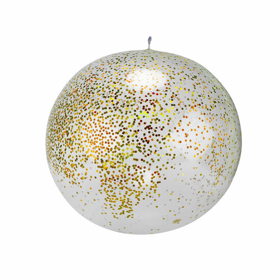 Opblaasbare Glitter Ballon, 60cm