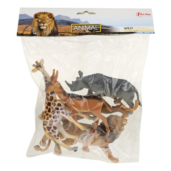 Animal World Wilde Dieren Deluxe, 5st.