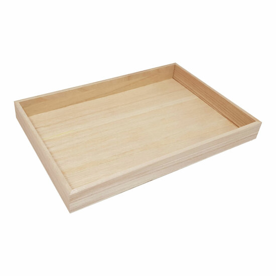Dienblad Klein Paulownia Hout - 24x15,5cm
