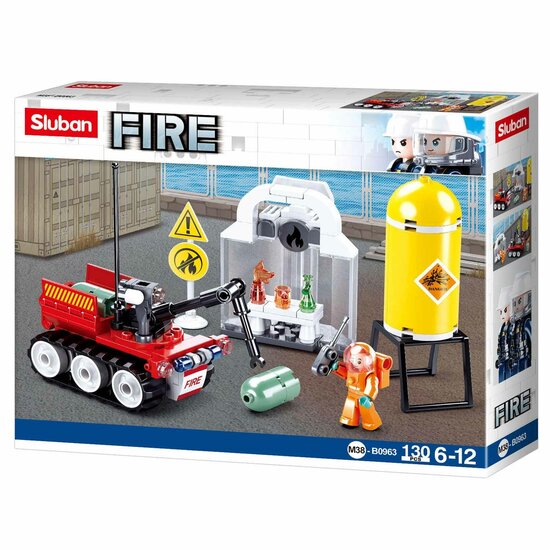 Sluban Brandweer Robot Oefening - 130dlg.