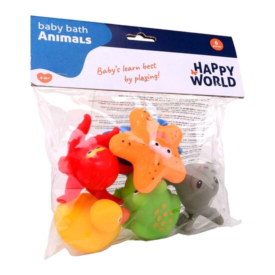 Happy World Badspeeltjes, 6dlg.