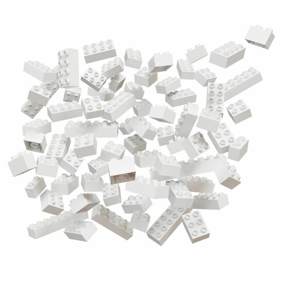 Hubelino Bouwstenen Wit - 60dlg.