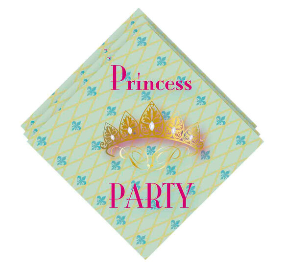 Servetten Princess Party - 20st