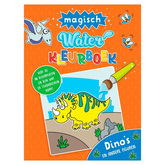 Magisch Waterkleurboek - Dino&#039;s en andere figuren