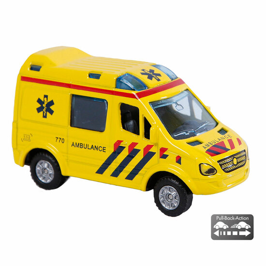 Kids Globe Die-cast Ambulance NL, 8cm