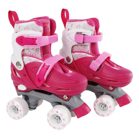 Street Rider Rolschaatsen Roze Verstelbaar, Maat 31-34