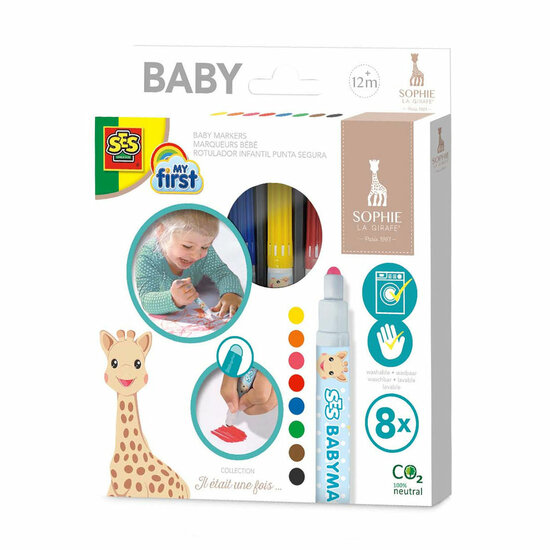 SES My First - Sophie la Girafe Babymarkers