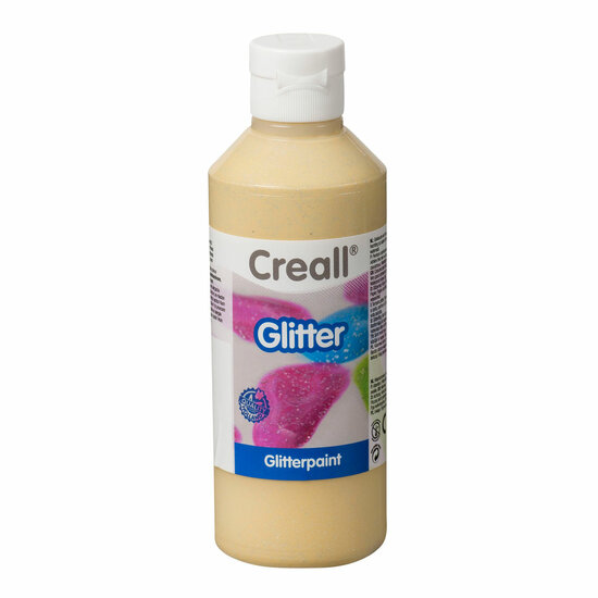 Creall Glitterverf Goud, 250ml