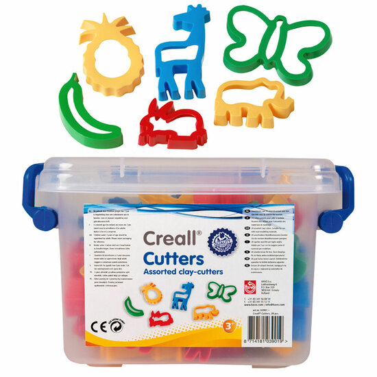 Creall Klei Uitsteekvormen - 28dlg.