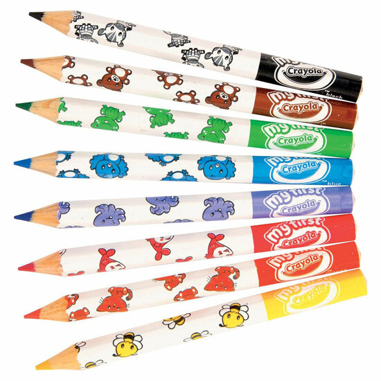 Crayola Mini Kids - Dikke Kleurpotloden, 8st.
