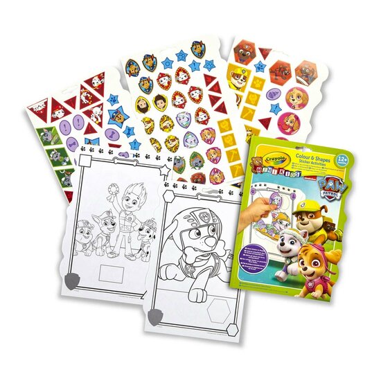 Crayola Mini Kids - Kleur- en Stickerboek PAW Patrol