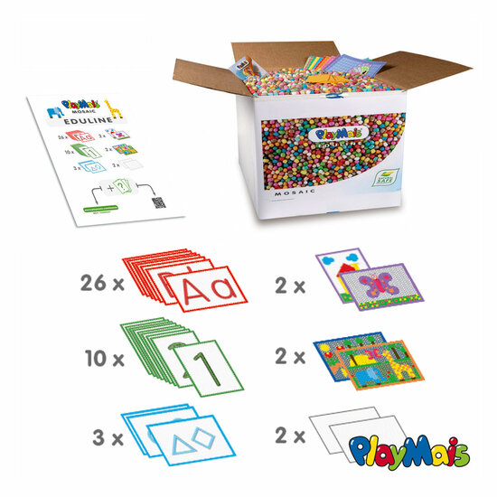 Playmais Eduline Mosaic (>12.000 Stukjes)