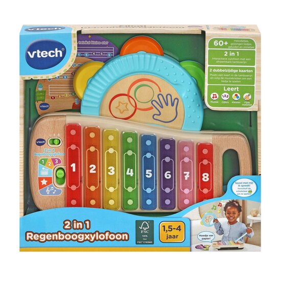 VTech Regenboogxylofoon 2in1