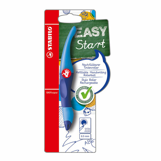 STABILO EASYoriginal - Ergonomische Rollerball - Rechtshandig - Blauw