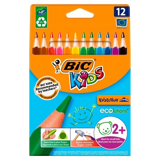 BIC Kids ECOlutions Evolution Triangle, 12st.