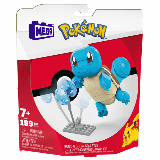 Mega Construx Pokémon Bouwset - Squirtle - 199dlg.