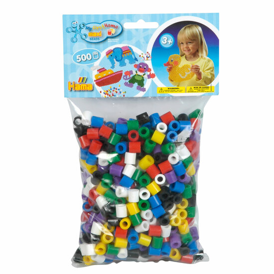 Hama Maxi Strijkkralenmix - Basis  500st.