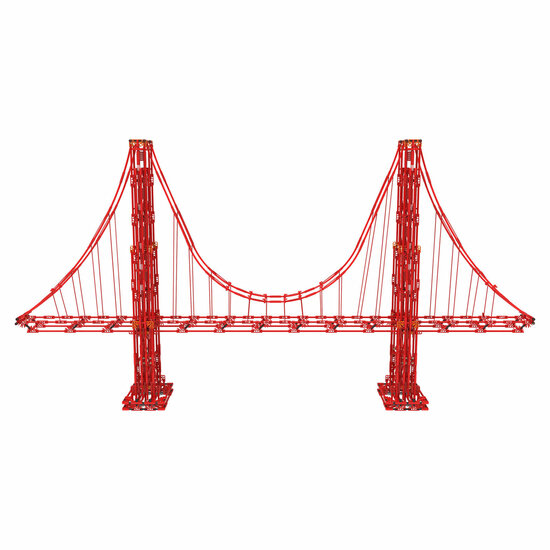 K&#039;Nex Architecture Bouwset - Golden Gate Bridge, 1536dlg.
