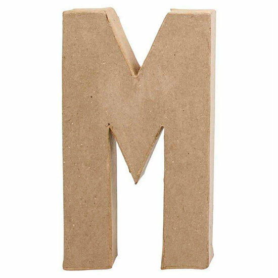 Letter Papier-mach&eacute; - M, 20,5cm