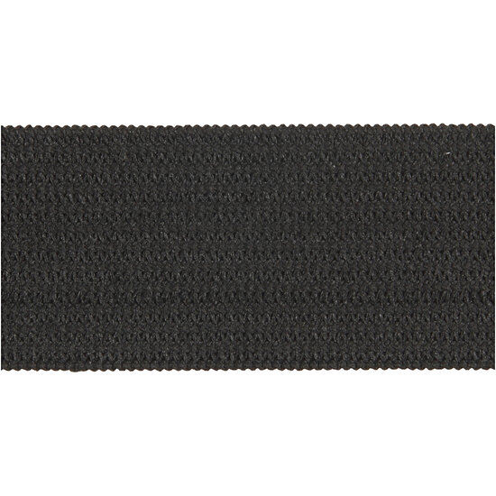Elastiek Dikte 20mm Zwart, 25m