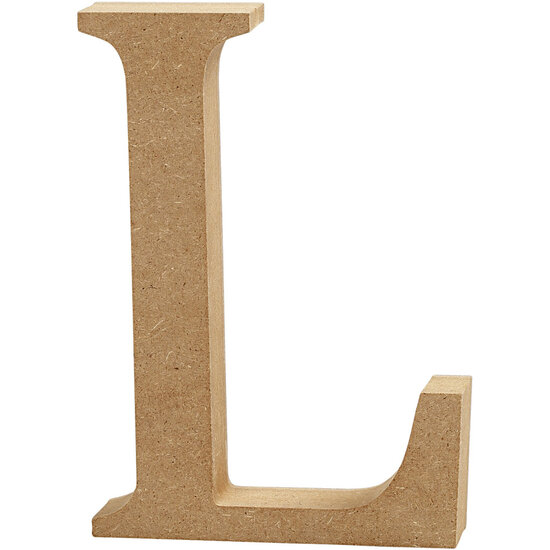 Letter L MDF 13cm, 1st.