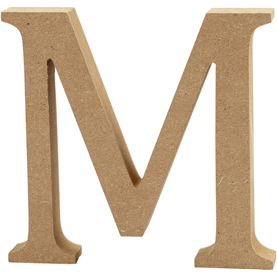 Letter M MDF 13cm, 1st.