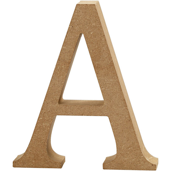 Letter A MDF 8cm, 1st.