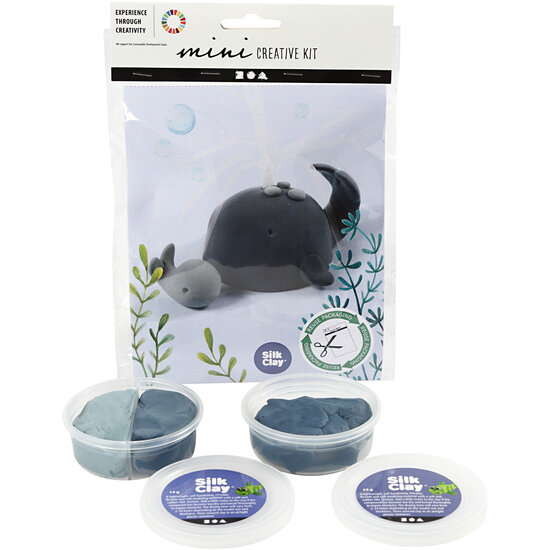 Mini Creative Kit Walvis met Kalf