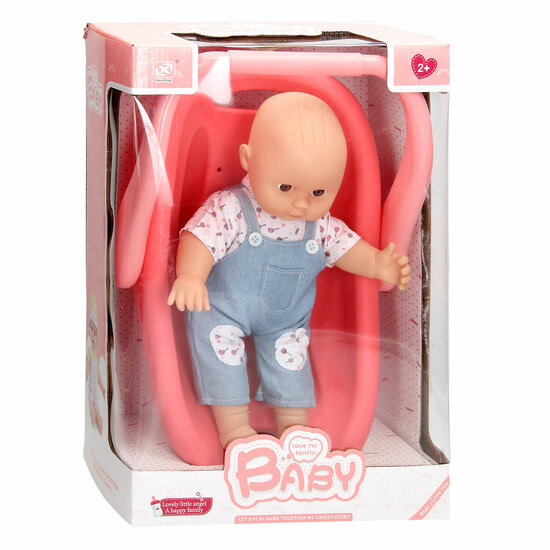 Babypop in Autostoel