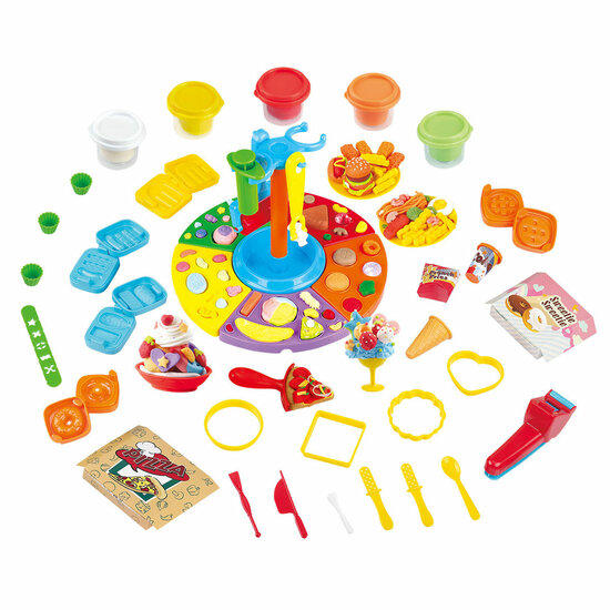 Playgo Kleiset Voedsel - 5 Kleipotjes