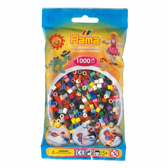 Hama Midi Strijkkralenmix 3, 1000st.