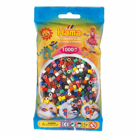 Hama Strijkkralenmix 3, 1000st.