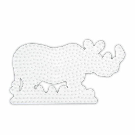 Hama Strijkkralenbordje - Neushoorn