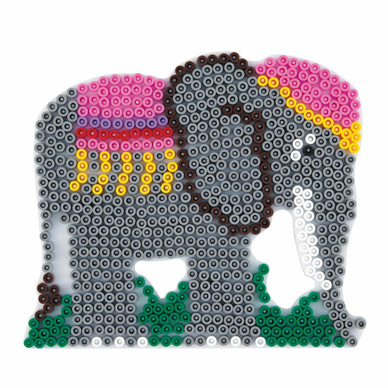 Hama Strijkkralenbordje - Olifant