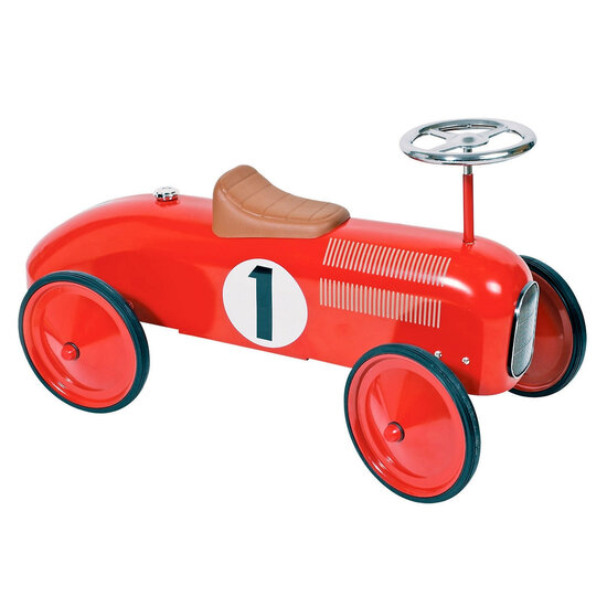 Goki Retro Loopauto Rood