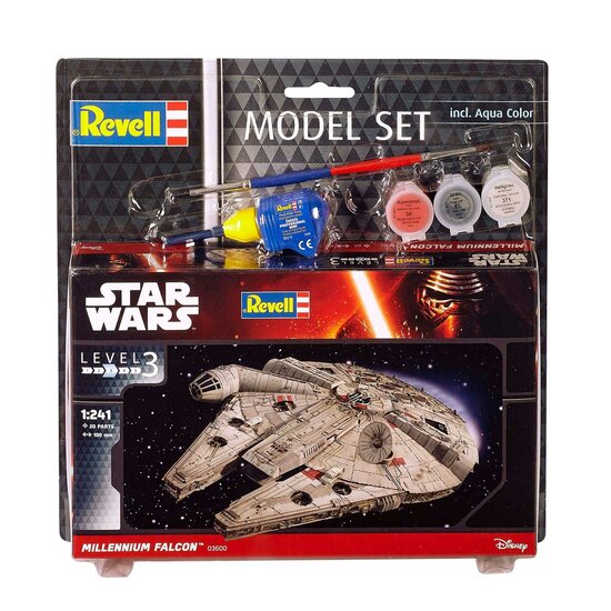 Revell Model Set - Millennium Falcon 20dlg. - Incl. Basiskleuren Verf