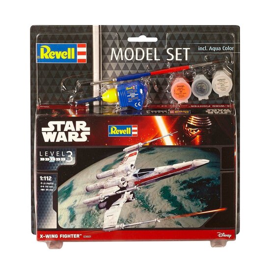 Revell Star Wars Model Set - X-Wing Fighter 21dlg. - Incl. Basiskleuren Verf