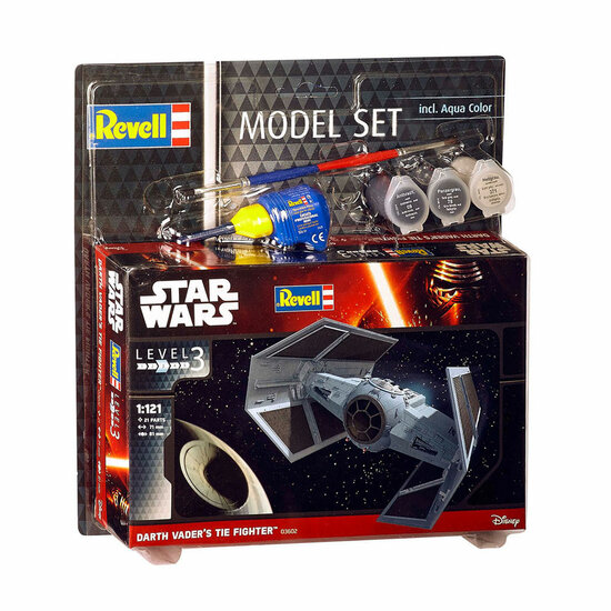 Revell Model Set Darth Vader's Tie Fighter - Incl. Basiskleuren Verf
