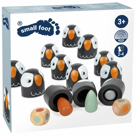 Small Foot  -  Houten Memospel Pinguin, 26dlg.