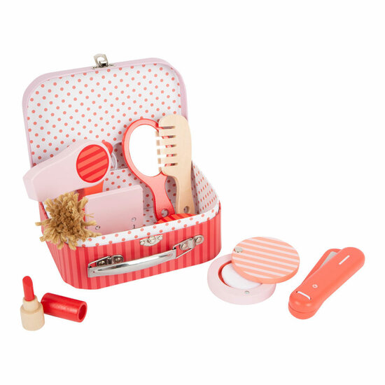 Small Foot  -  Houten Retro Speel Make-up in Koffer