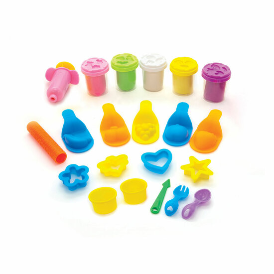 Art &amp; Fun Fruitmand Kleiset - 5 Kleipotjes